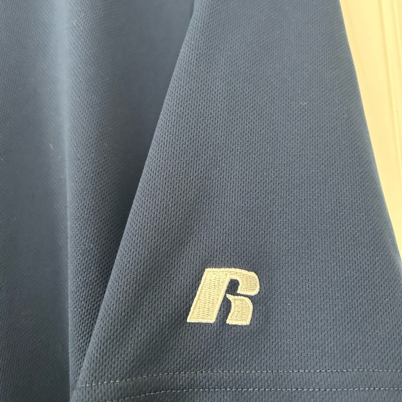 Russell navy blue polo, size large. 100% polyester. Great used condition. - Picture 2 of 5